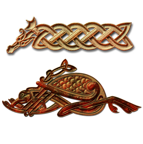 Celtic Critters in Stone